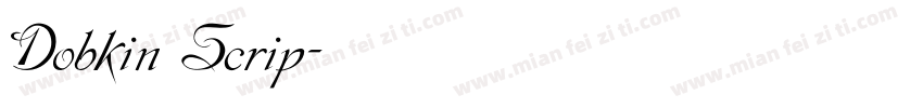 Dobkin Scrip字体转换